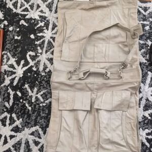 Beige Travel Garment Bag